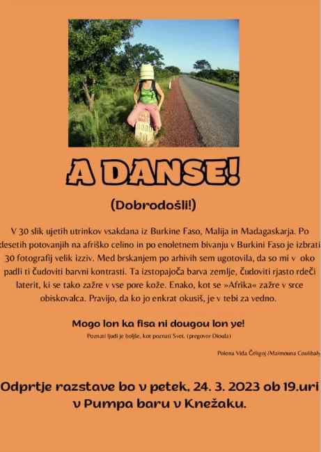Odprtje fotografske razstave A DANSE!